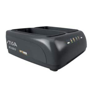 Stiga dubbelladare EC415D